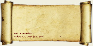 Valentina Sinadinović vizit kartica